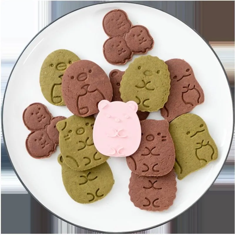 Cartoon Animal Shaped Cookie Cutters 6 pcs Set