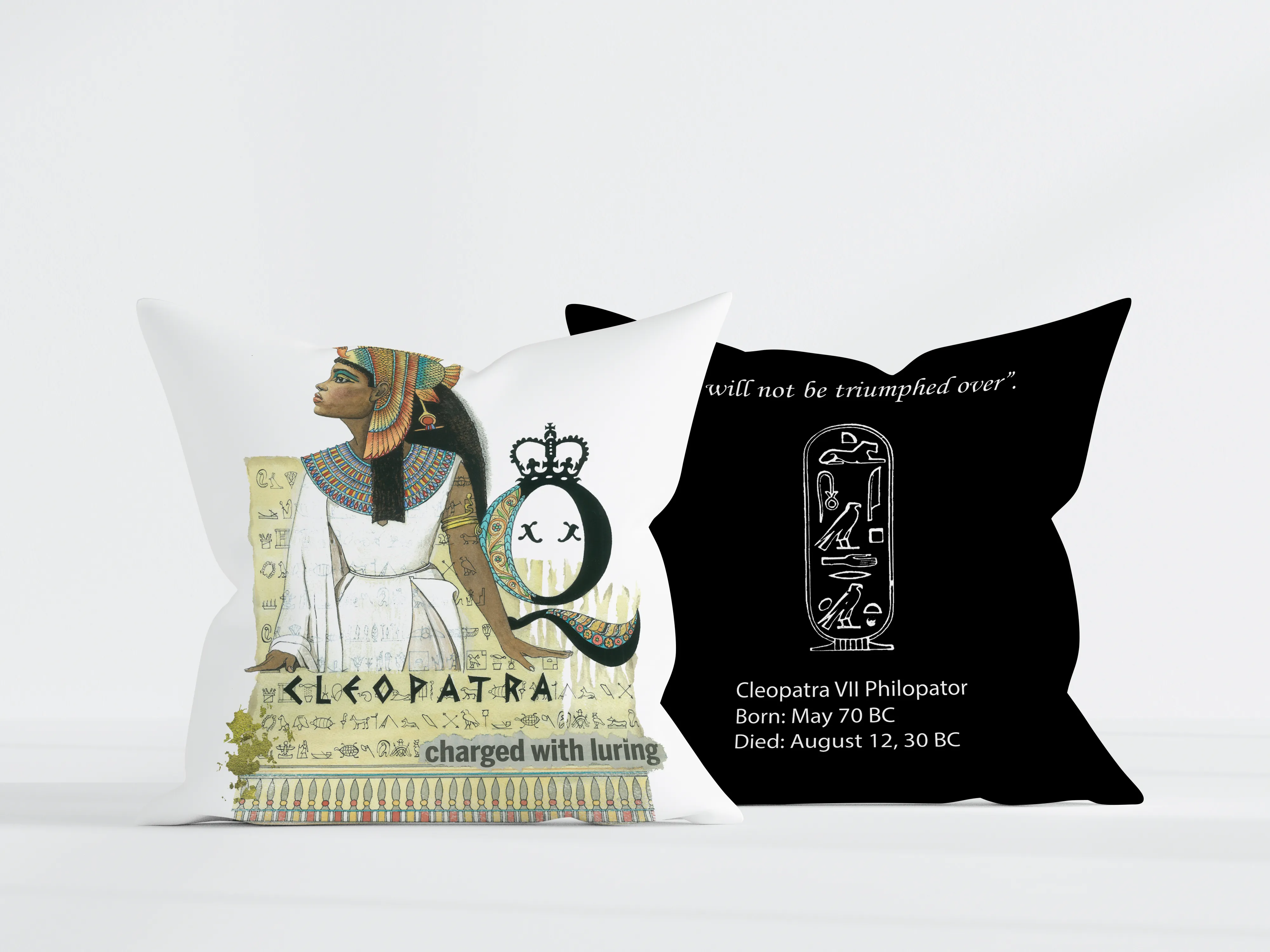 Cleopatra Pillow Cover - 22x22