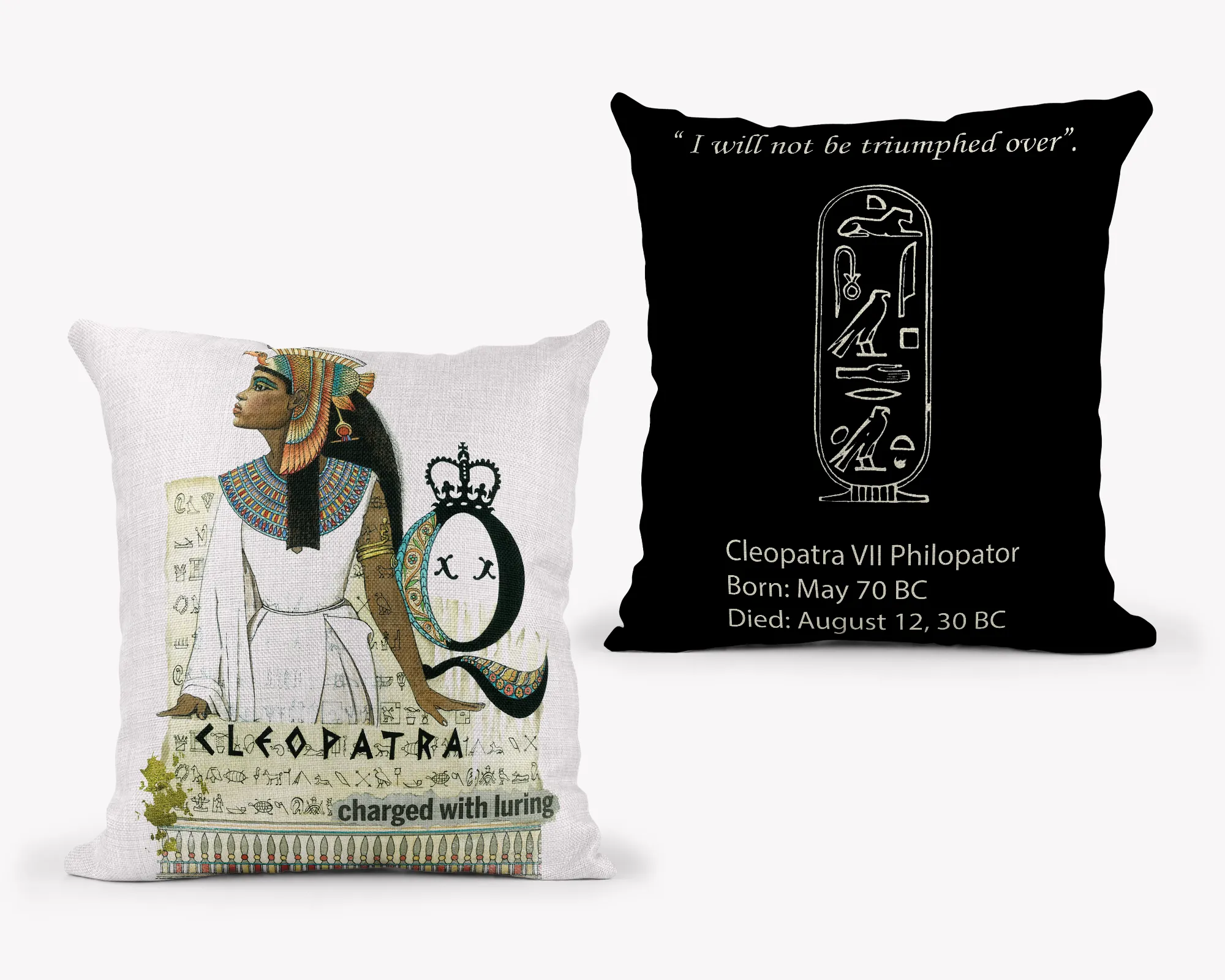 Cleopatra Pillow Cover - 22x22