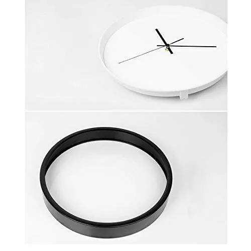 Creative Cartoon Comic Wall Clock Living Room Bedroom Children's Room Art Design Clock Mute Metal Round Decorative Clock (Size : B)