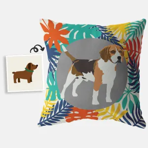 Custom Colorful Leaves Pillow