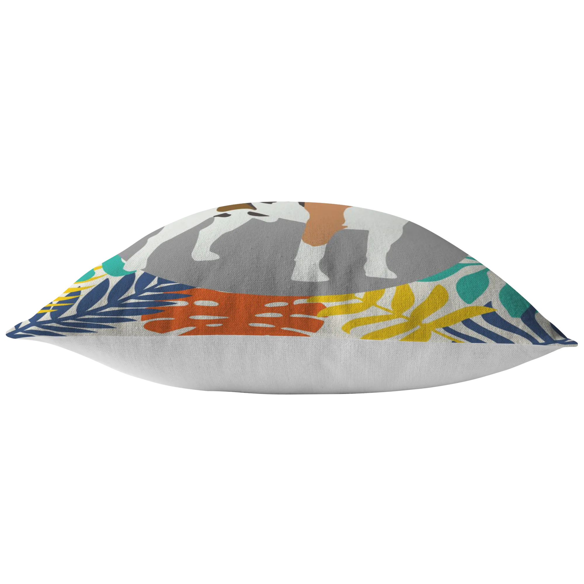 Custom Colorful Leaves Pillow