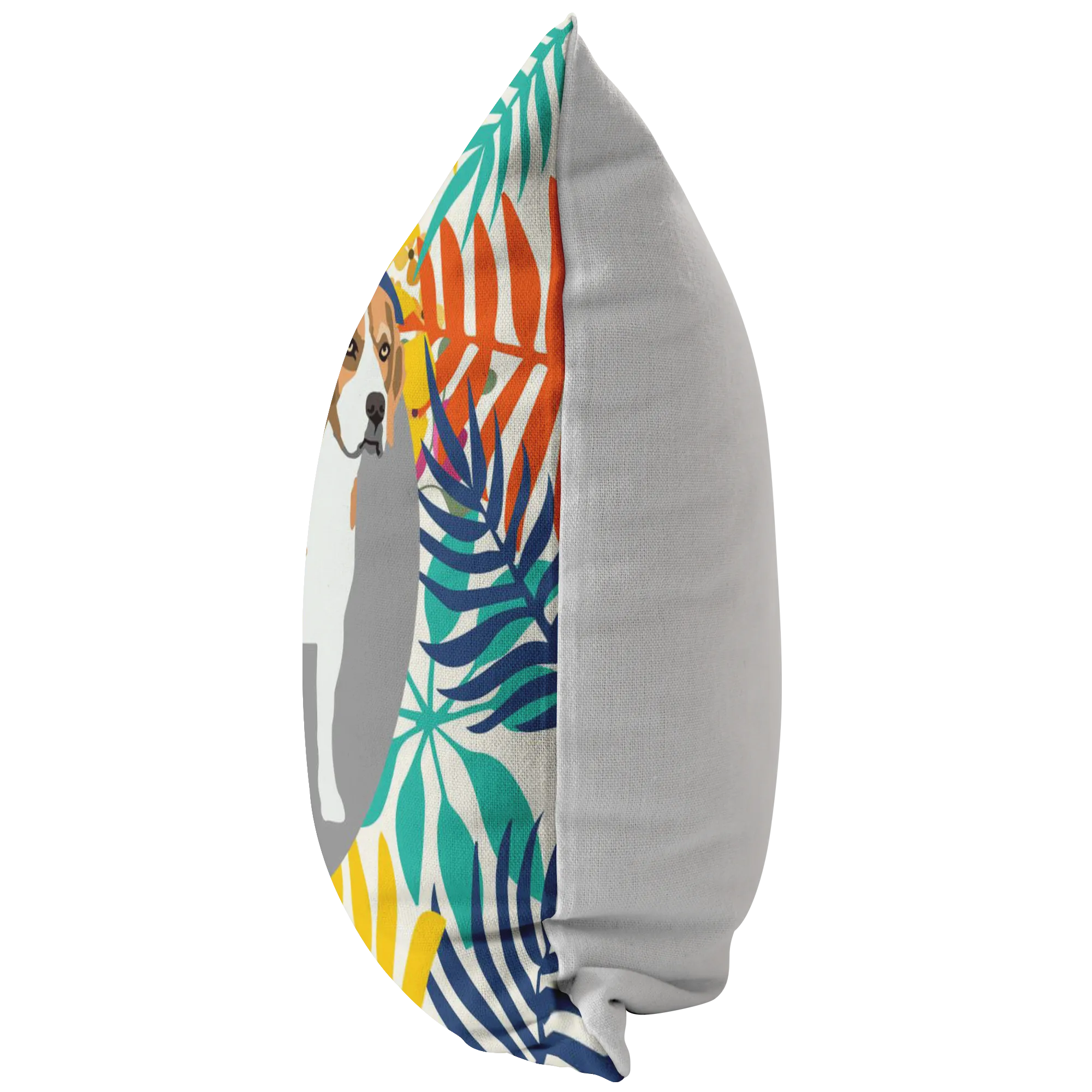 Custom Colorful Leaves Pillow