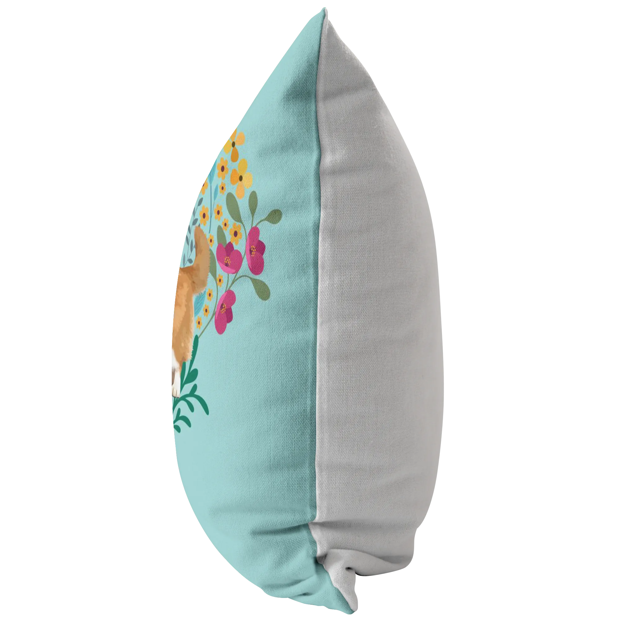 Custom Heart Shape Flower Pillow