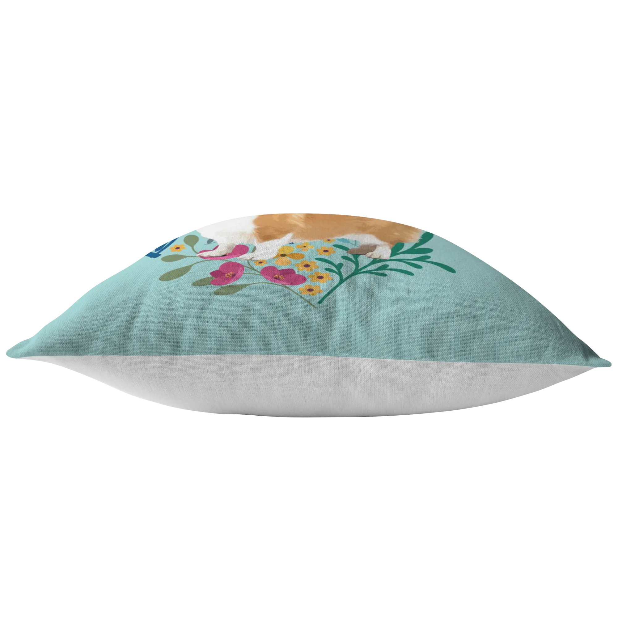 Custom Heart Shape Flower Pillow