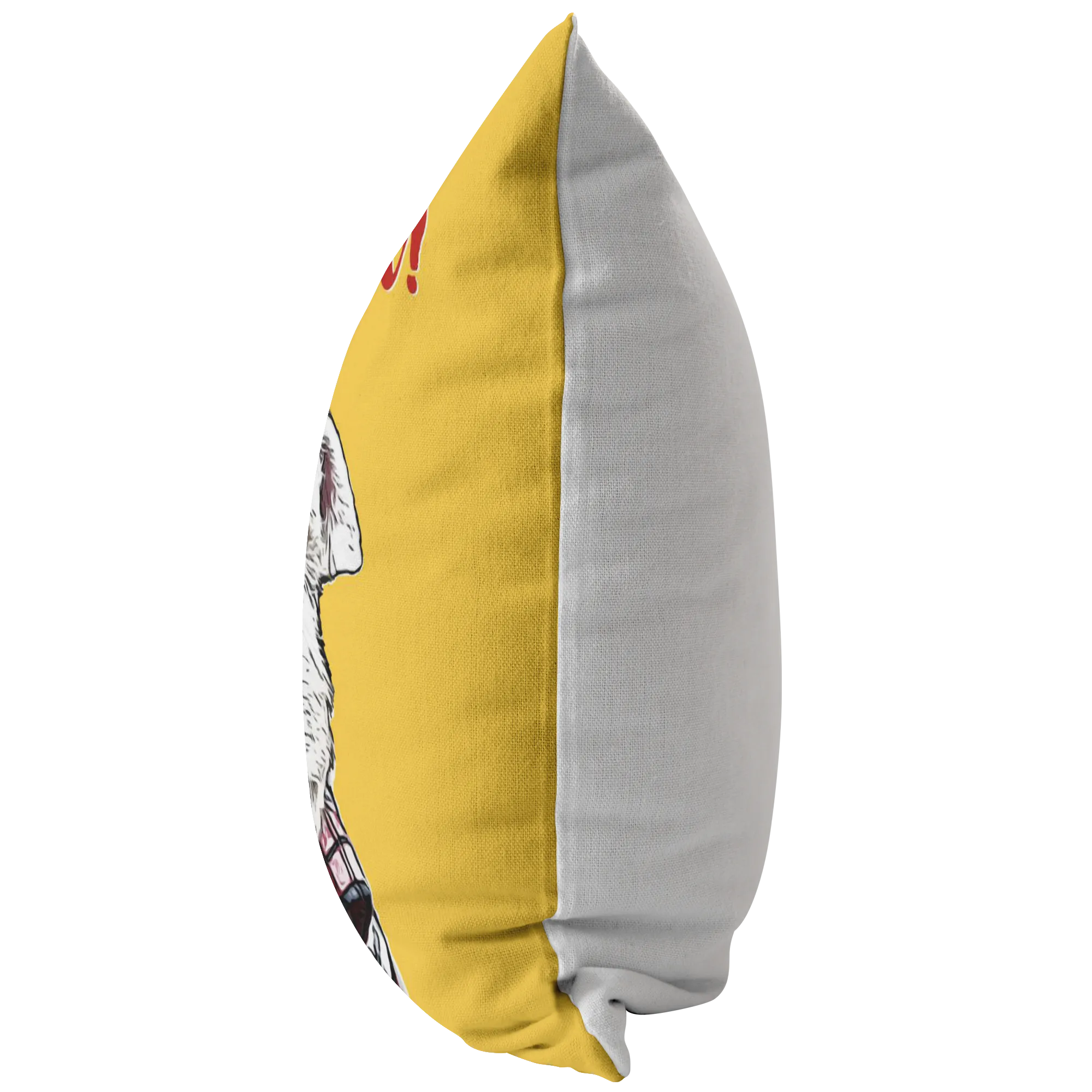 Custom Howdy Y'all Yellow Pillow