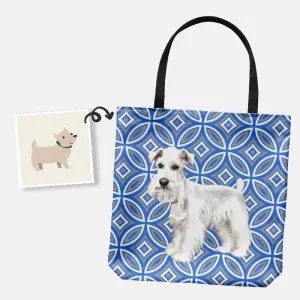 Custom Tote Bag - Geometric Style 1