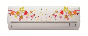 Decor Villa™ PVC Vinyl Floral Design 3D Wall Sticker JUST Peel & Stick New Modern Art & Trendy Wall Stickers for Home Decoration, Living Room,Office Bedroom etc Size- 38 CM X 35 CM, Multicolor