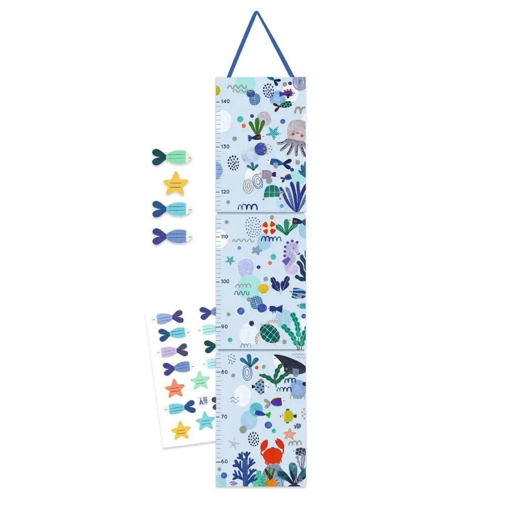 Djeco Height Chart- Aquatic Life
