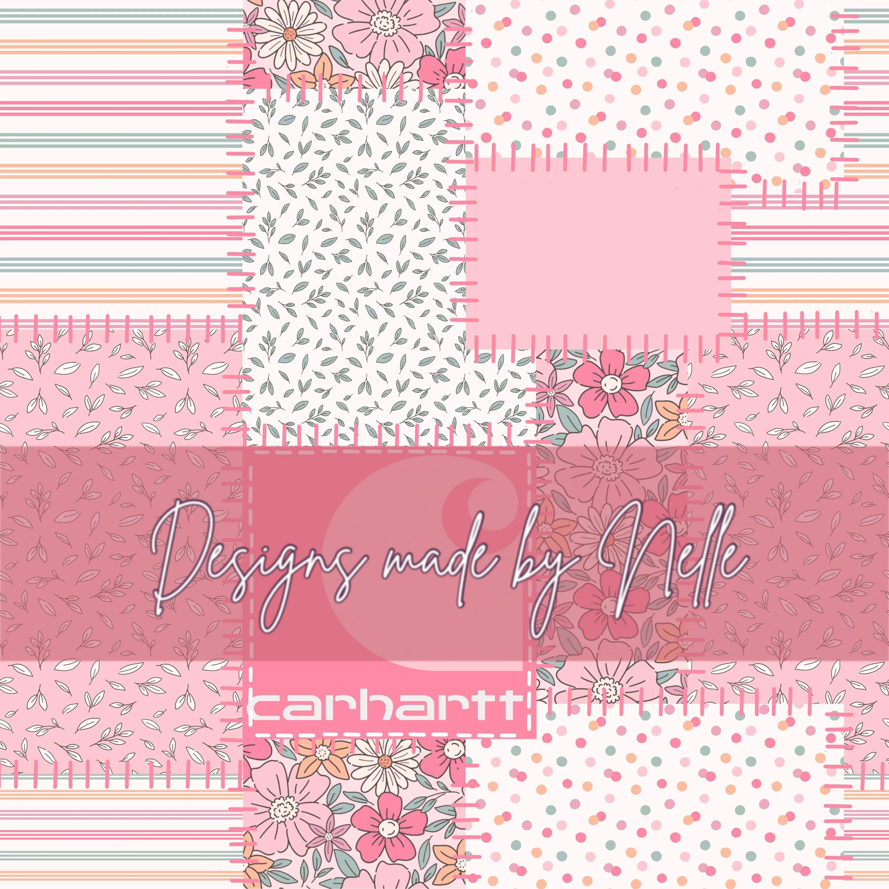 Floral patchwork inspired
