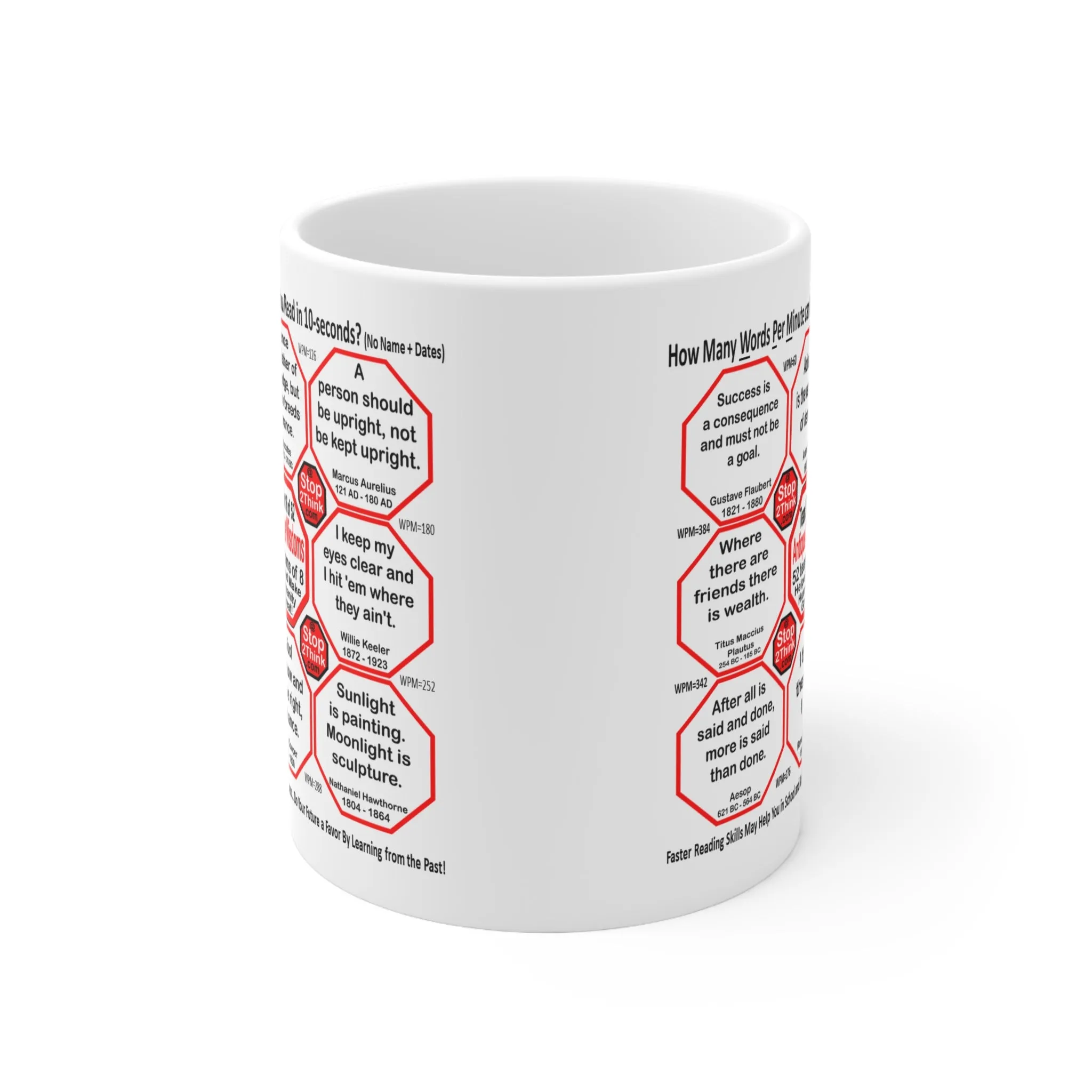 How Fast Can You Read Mug Wisdoms?   ...Teams 16 37 of 52   - Drink Wisely at Stop2Think.com