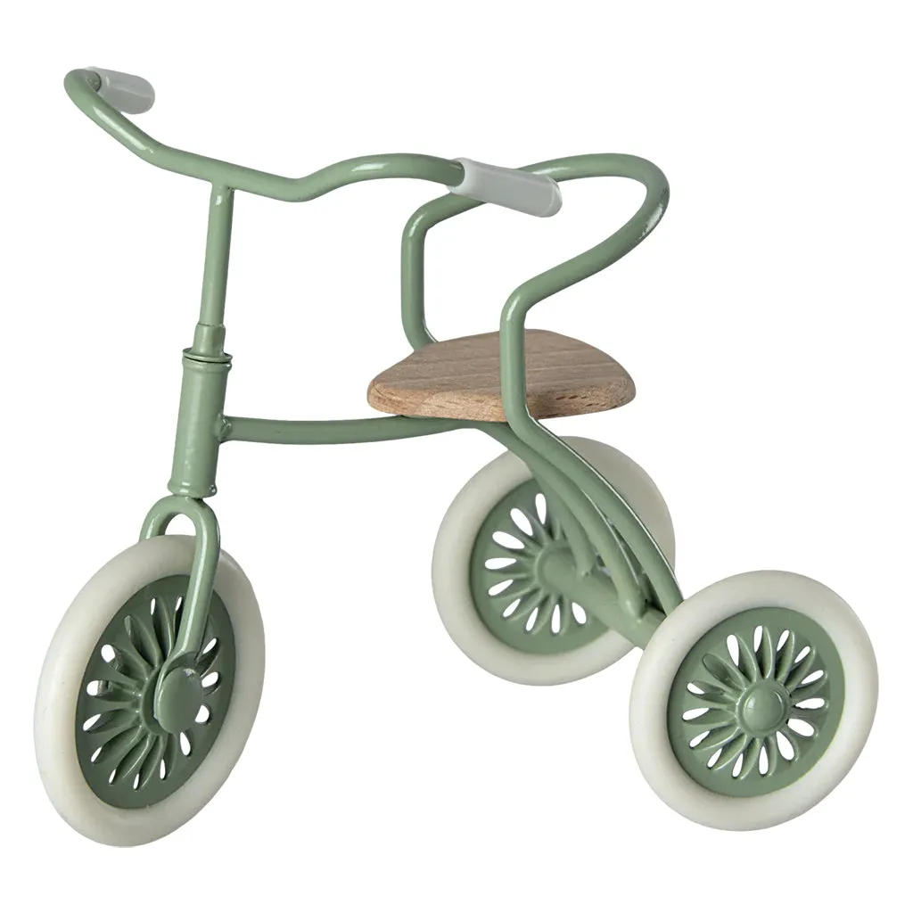 Maileg Toys Mouse Miniature Abri  Tricycle Green