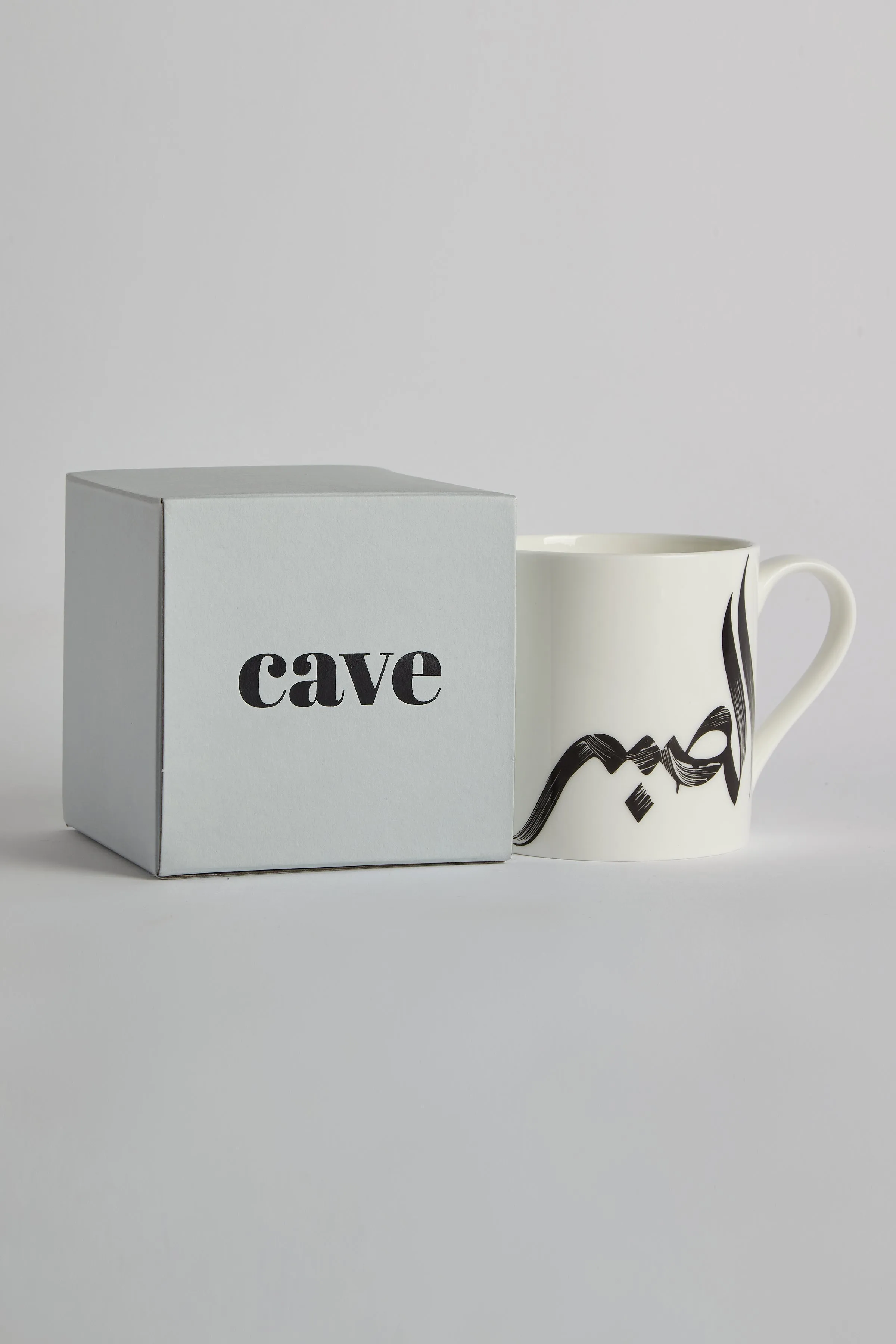 Patience Calligraphy Bone China Mug