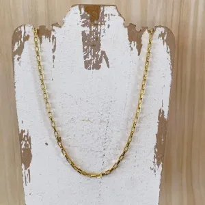 Rectangular Chain Necklace