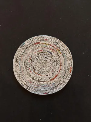 Round Coasters Natural Set Of 6