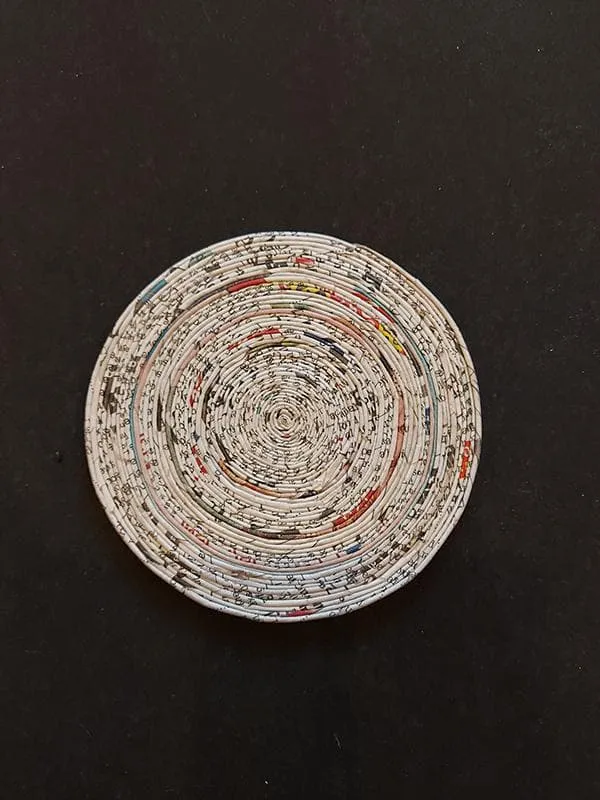 Round Coasters Natural Set Of 6