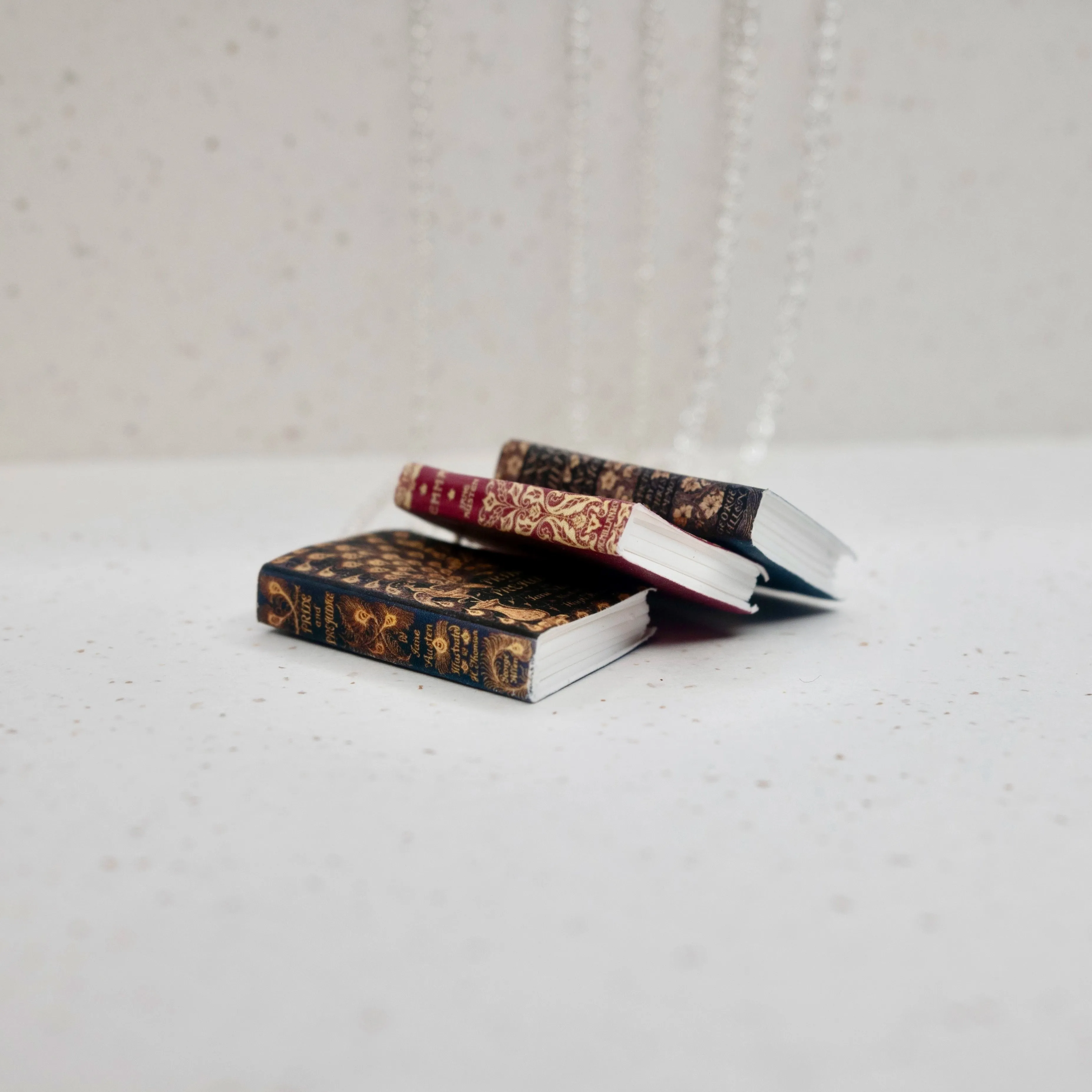 'Sense & Sensibility' Necklace - Book Cover in Silver
