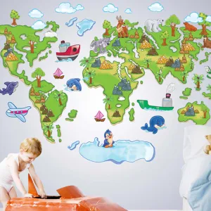 Wall Sticker <br> World Map